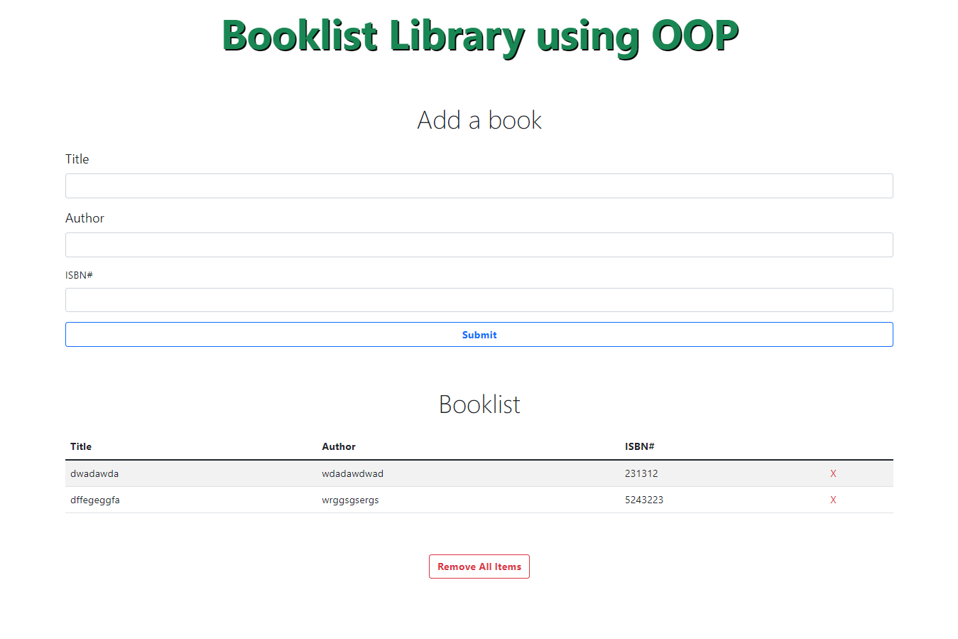 gallary image OOP JS